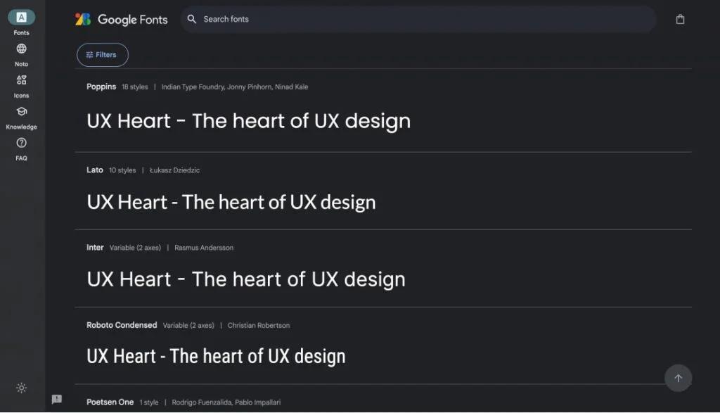 google fonts is it okay min - UX❤️