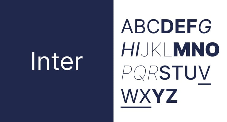 inter font min - UX Heart